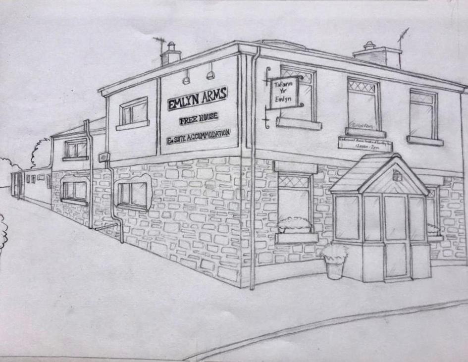 Bed and Breakfast Emlyn Arms Llanarthney Екстер'єр фото